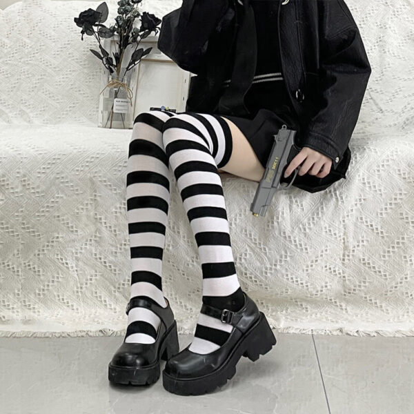 stripes cosplay stockings - Image 7
